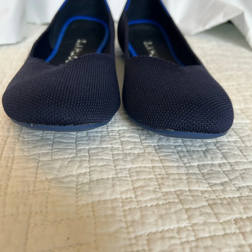 Rothy's Classic Navy Blue Flats - Picture 4 of 8